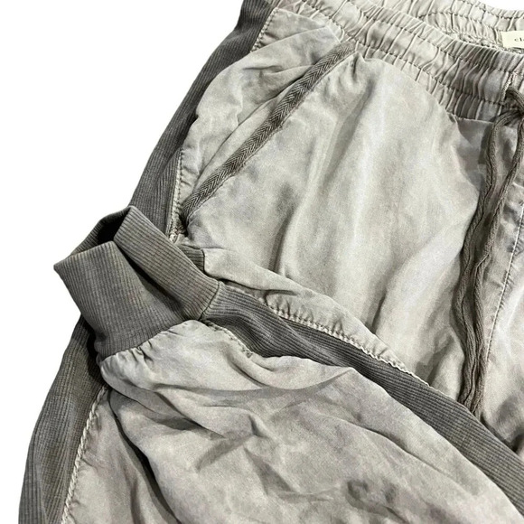 Cloth & Stone Gray Ribbed Seam Tencel Joggers XS - Picture 2 of 4